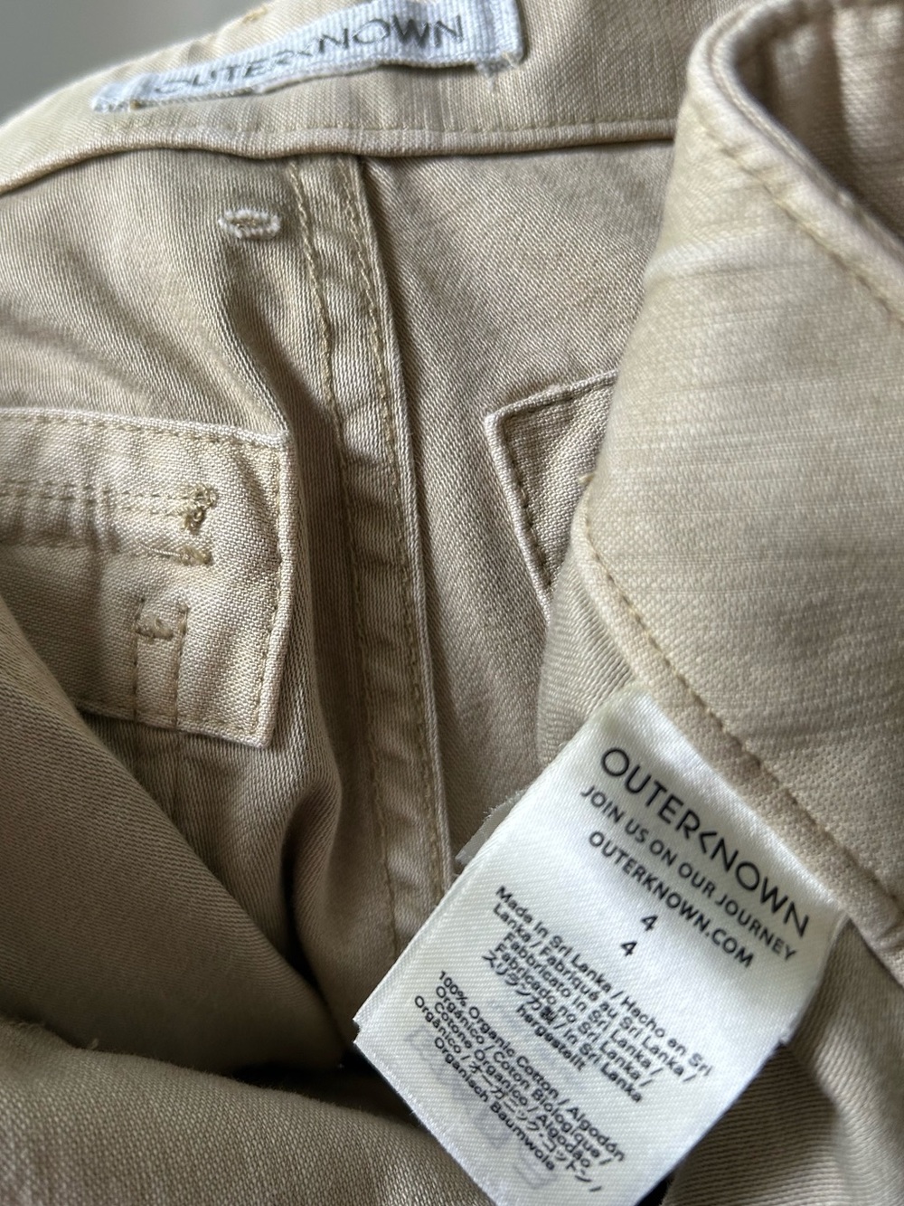 Outerknown Utility Organic Cotton Westbound Regenerative Size 4 - Picture 11 of 12